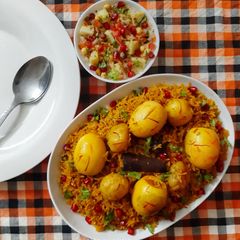Egg Biryani A picture of Egg Biryani.
