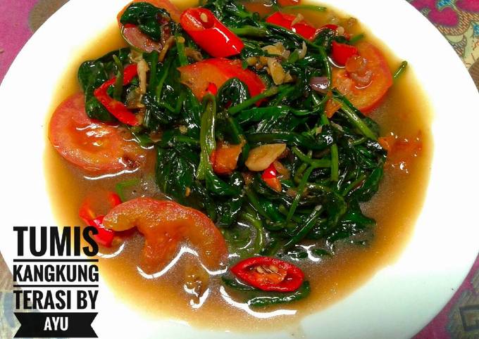 Resep Tumis Kangkung Terasi nikmat, Sempurna