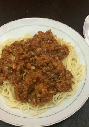 Foto resep Spageti bolognaise