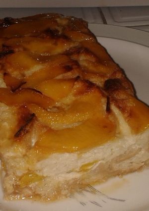 Una foto de Budín de Melocotón