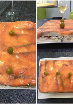 Foto principal de Pastel 🎂 de salmón súper refrescante para verano