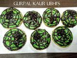 Wicked spider web cookies