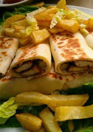 A picture of Chicken Shawarma.