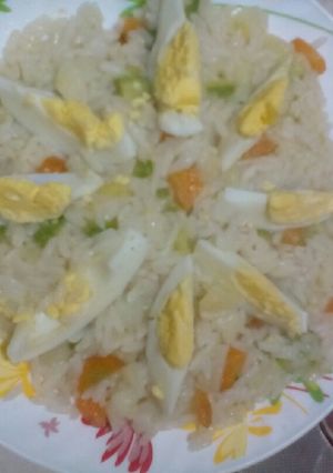 صورة لوصفة الارز المسلوق على طريقتي 😊🍴