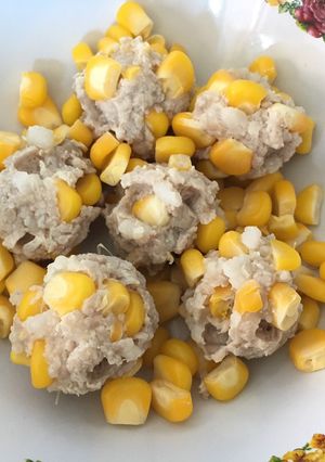 รูปของ มีทบอลข้าวโพด🌽