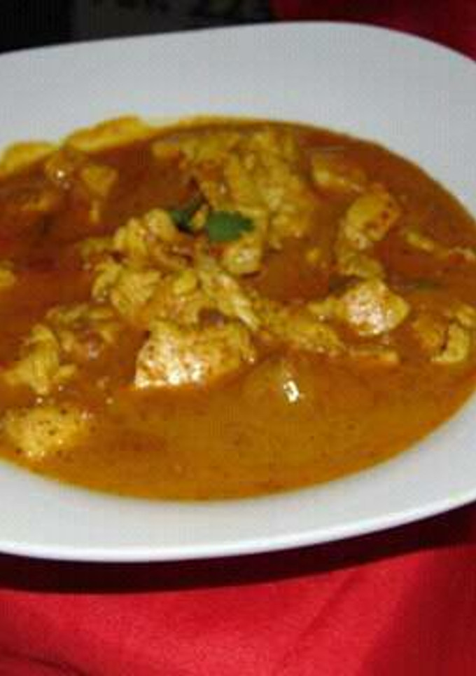 Una foto de Pollo al curry