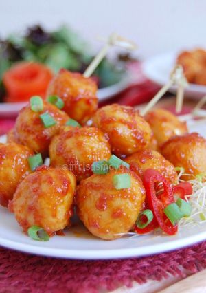 Foto resep Pentol Ayam Pedas Manis