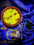 Meetha Kanika (Sweet rice in pressure cooker)