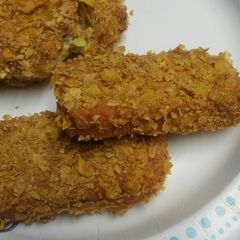 A picture of Breaded Spam recipe of the 1960's.