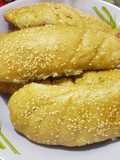 Pan con semilla de sésamo y un toque de ajo..🥖🥖🥖