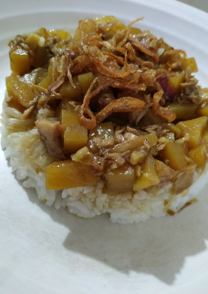 Foto resep Nasi Tim Ayam Kentang
