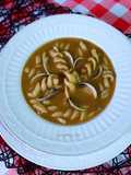 Sopa de almejas chirlas con pastas Fullini