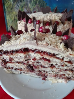 Una foto de Torta frutos del sur de CHILE