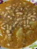 Habichuelas guisadas en agrura