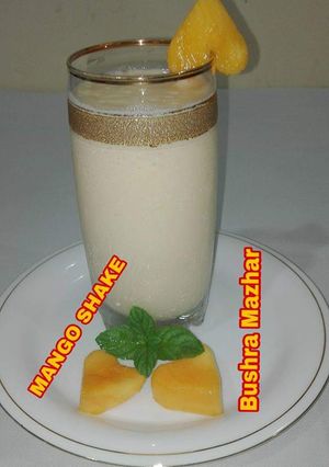 A picture of Mango Shake 😋.