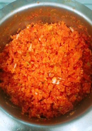A picture of Gajar ka halwa.
