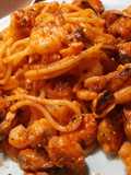 Spaghetti cu fructe de mare