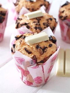 Una foto de Muffins de kit kat