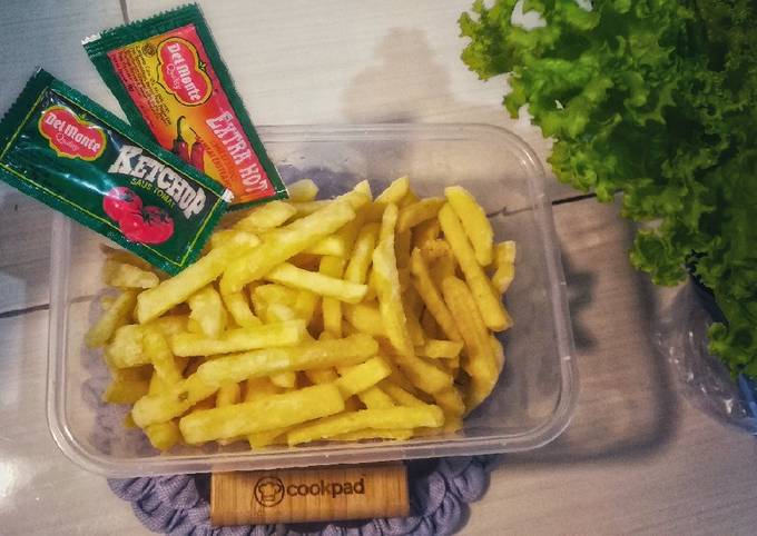 Cara Buat French fries (kentang goreng ala Restoran Fastfood) Istimewa