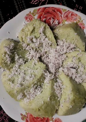 Foto resep Bolu Apem / Apem Jumbo Pandan Tepung beras