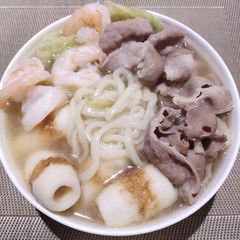 A picture of Udon Noodle with Beef.