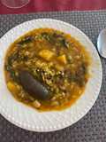 Arros amb fessols y naps