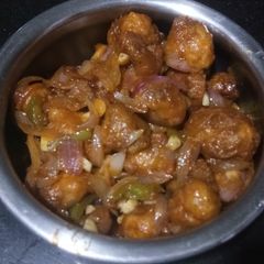 A picture of Soya bean chilli.