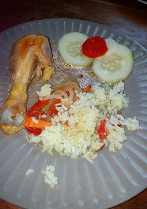 Una foto de Pollo encebollado de Eliza