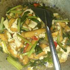 รูปของ Tumis tahu sawi hijau