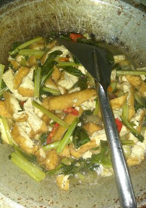 Foto resep Tumis tahu sawi hijau