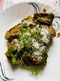 Oil-Free Steamed Patra Vadi as a side dish in lunch time