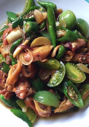 Foto resep Cumi Asin Cabe Ijo