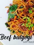 Mee goreng beef bulgogi