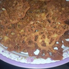 A picture of Chacchanbu (crunchy snack).