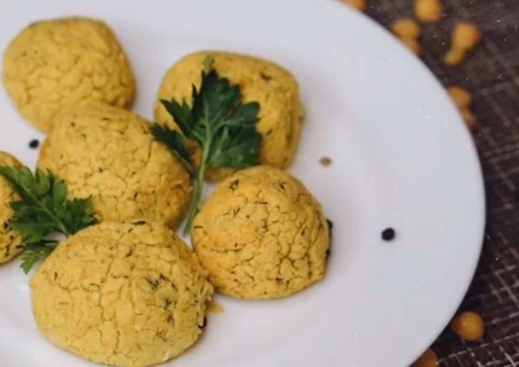 Recipe: Appetizing Нутовые шарики (фалафель) в духовке
