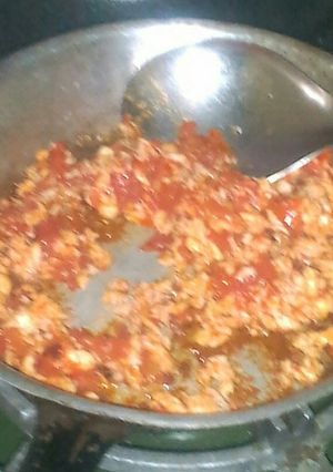 A picture of Scrambled eggs.