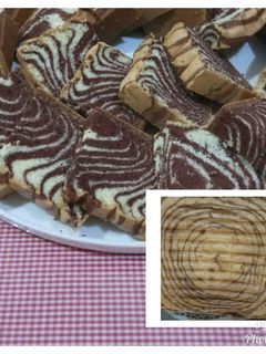 Foto resep Cake zebra (Bolu zebra)