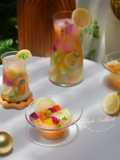 Cocktail Peach Drink Yogurt - Sparkling / Koktail Es Buah Segar