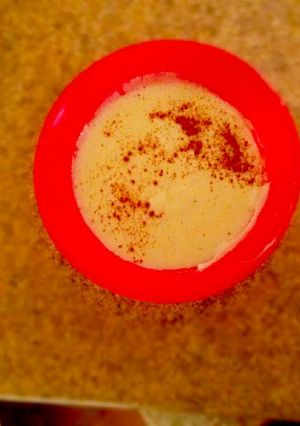 Una foto de Crema de maicena
