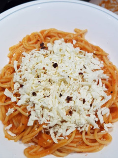 Una foto de Pasta pobre