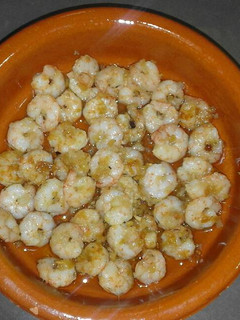 Una foto de Gambas al ajillo