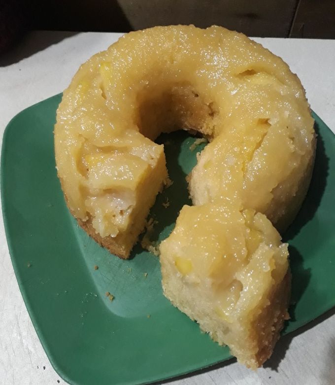 Una foto de Torta de manzana invertida!😋