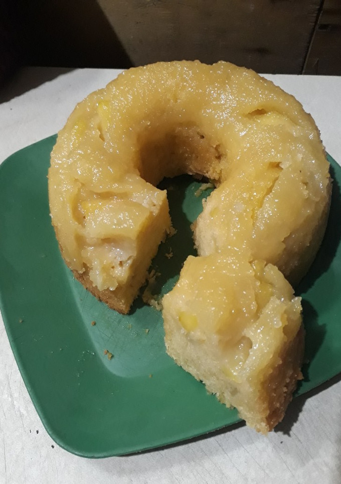 Una foto de Torta de manzana invertida!😋