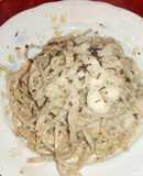 Tagliolini al tartufo con salsa de setas, coñac y trufa
