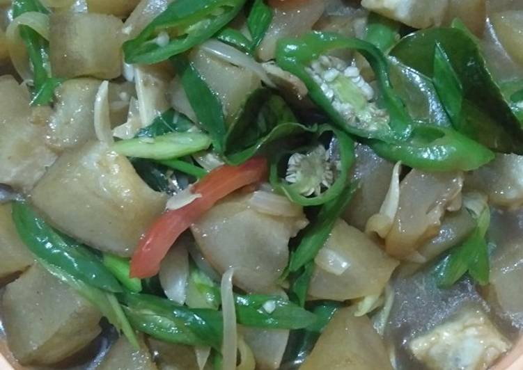 Recipe: Yummy Kikil Cabai Hijau