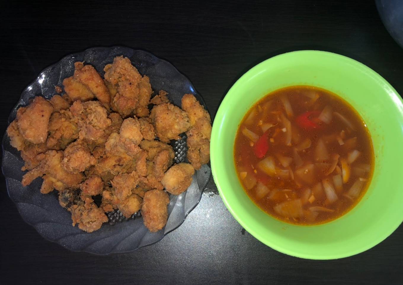 Ayam Goreng Kuah Asam Manis