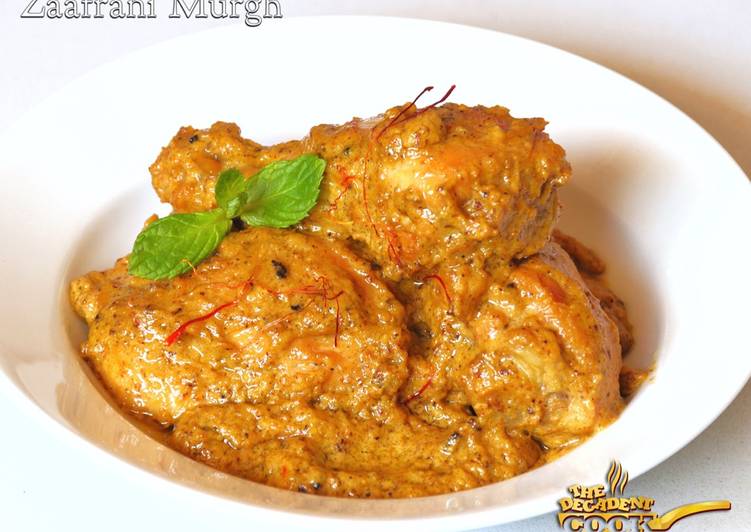 Recipe of Super Quick Homemade Zaafrani Murgh