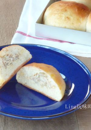 洋蔥鮪魚麵包 的食譜成品照片