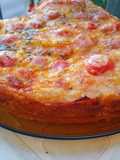 Tarta de Fiambre con Tomate Cherry❤️✨🍅🧀🍅😍✨🍅🥰💖😁😀💋💖😊