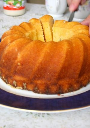 Túrós-citromos kuglóf recept fotója